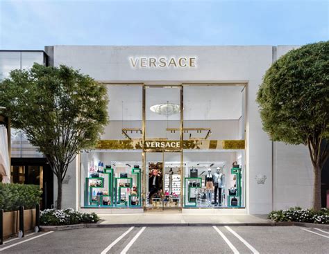 versace store front|versace store locations.